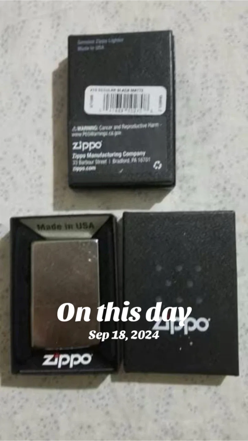 Zippo Lighter with Box - Made in USA image indicator(8)