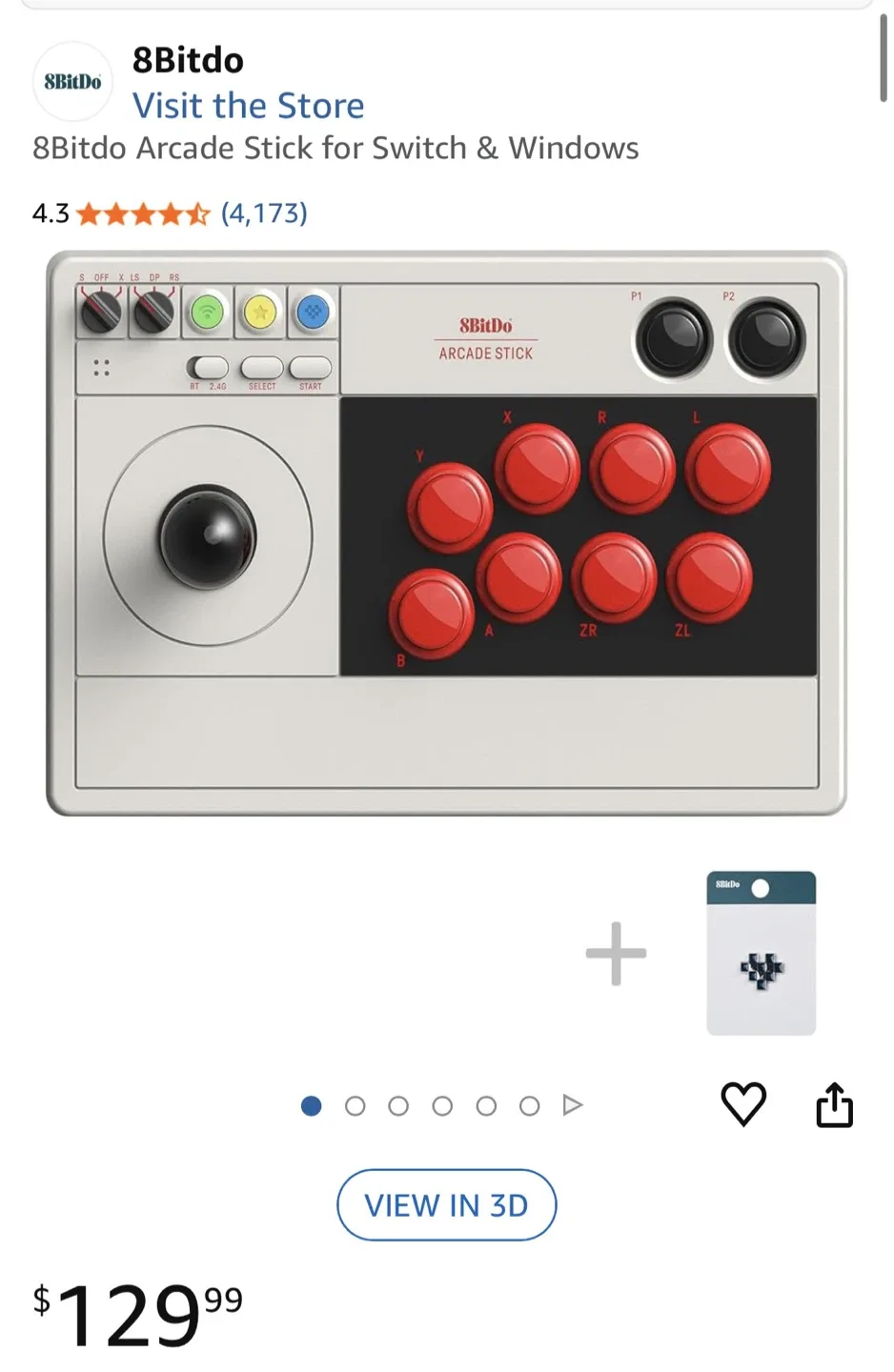 Arcade Fightstick - Compatible with Switch, Xbox, and PC image indicator(6)