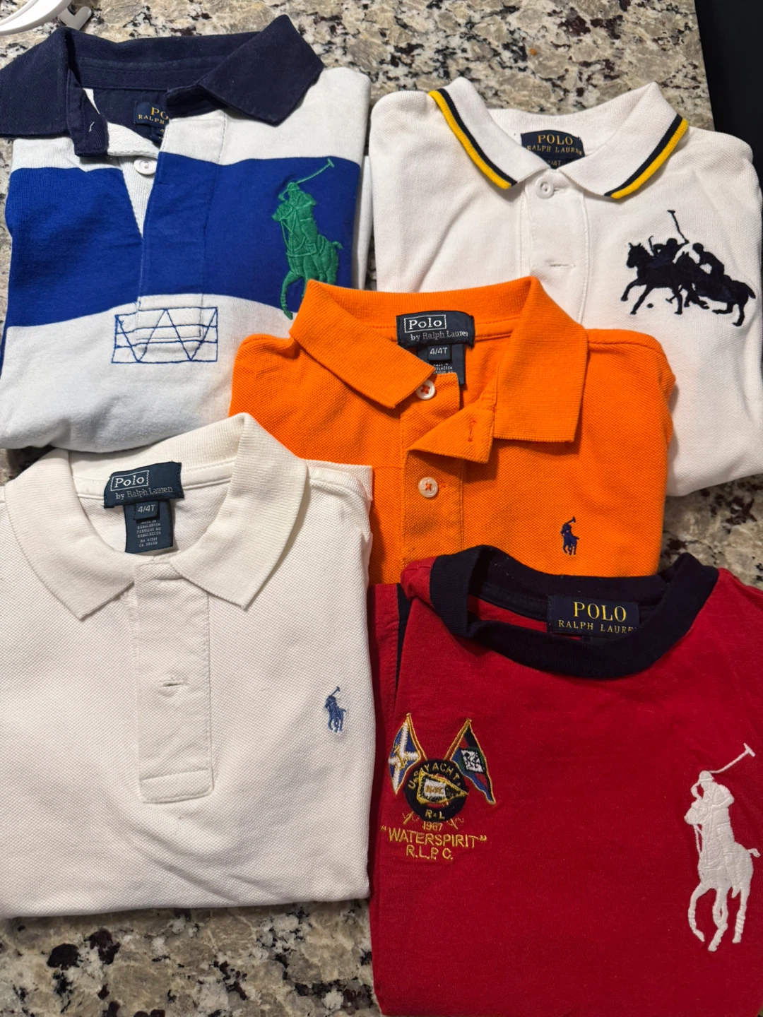 Ralph Lauren Polo Shirts - Size 4T(read full description)
