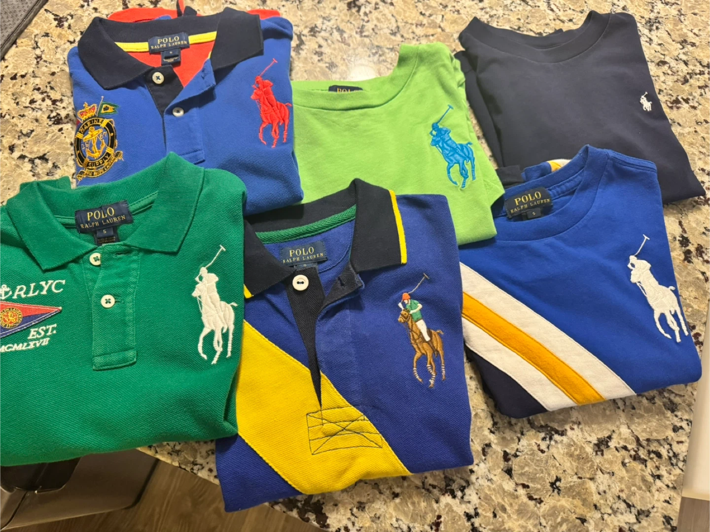 Ralph Lauren Polo Shirts - Size 5(read full description)