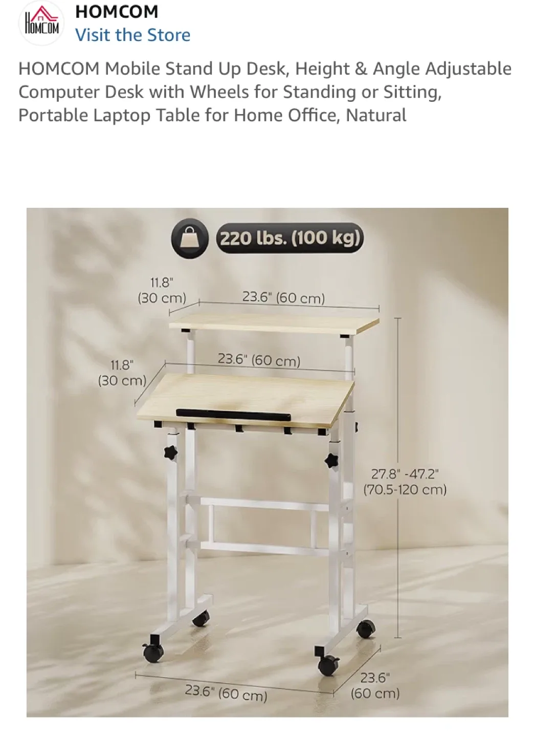 Adjustable Standing Desk image indicator(5)