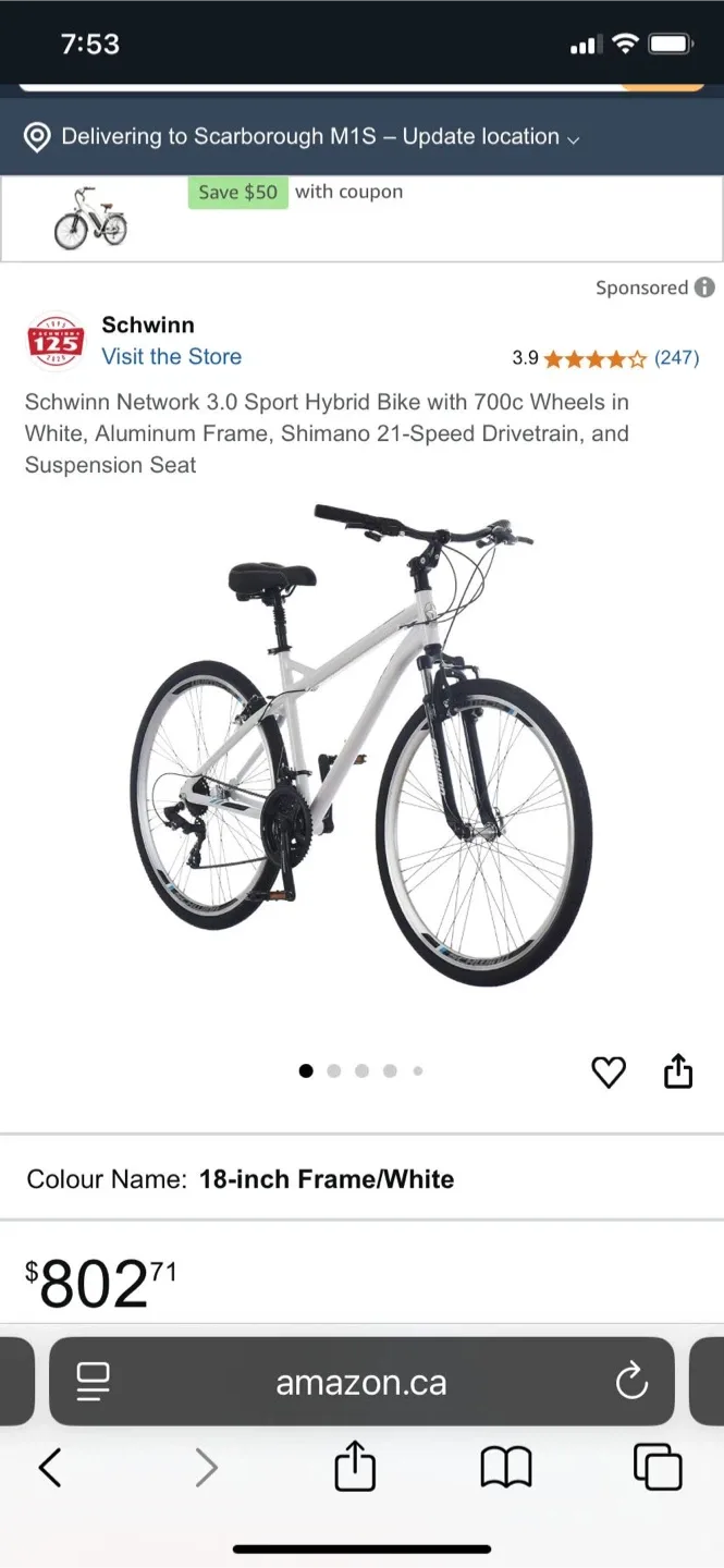 SCHWINN 29" wheel Hybrid Tuned up ride ready image indicator(10)