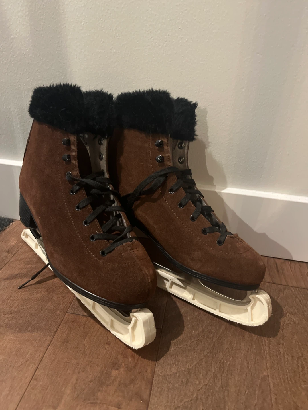 Brown Ice Skates