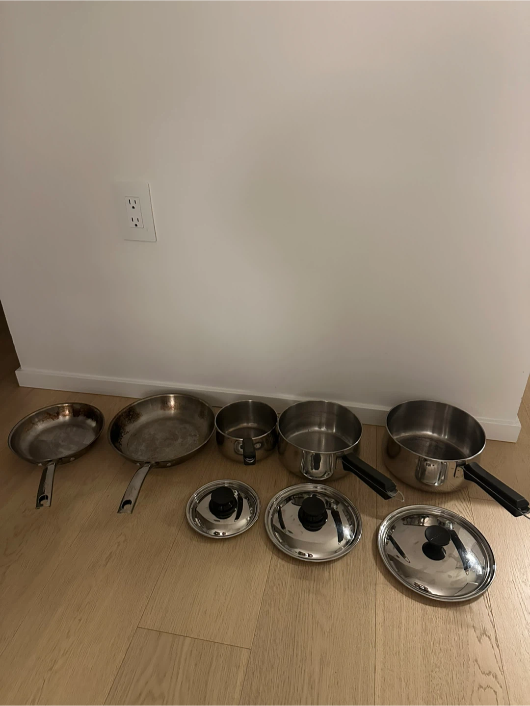 Stainless Steel Lagostina Pots and Pans Set