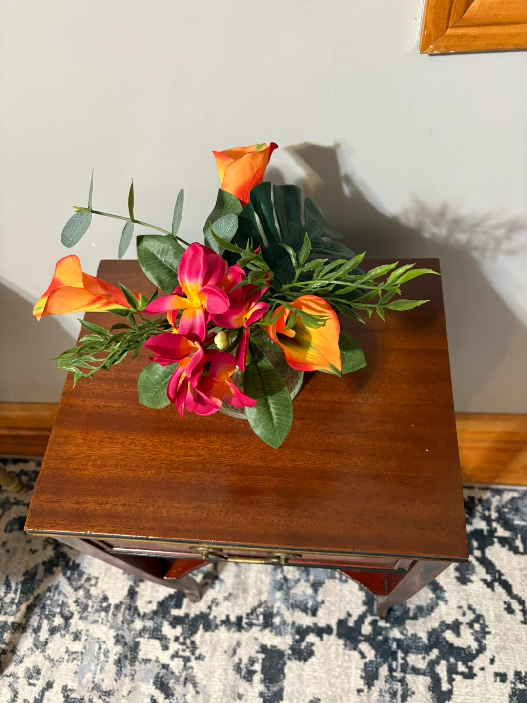 Vintage Wooden Side Table - photo 2