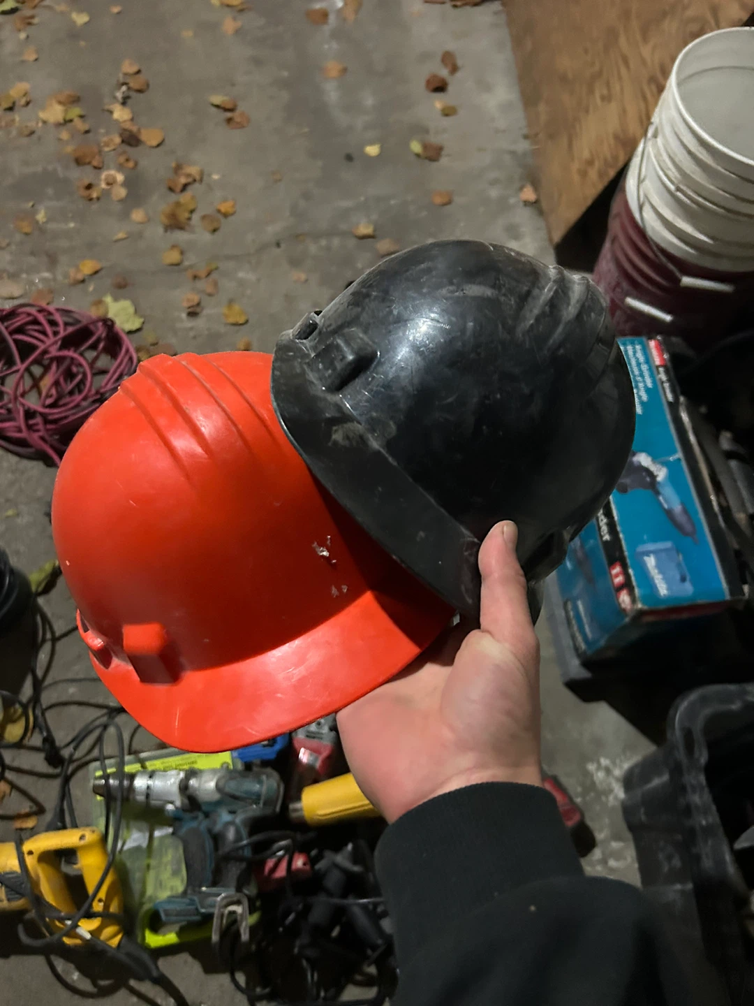 Hard Hats - Red & Black