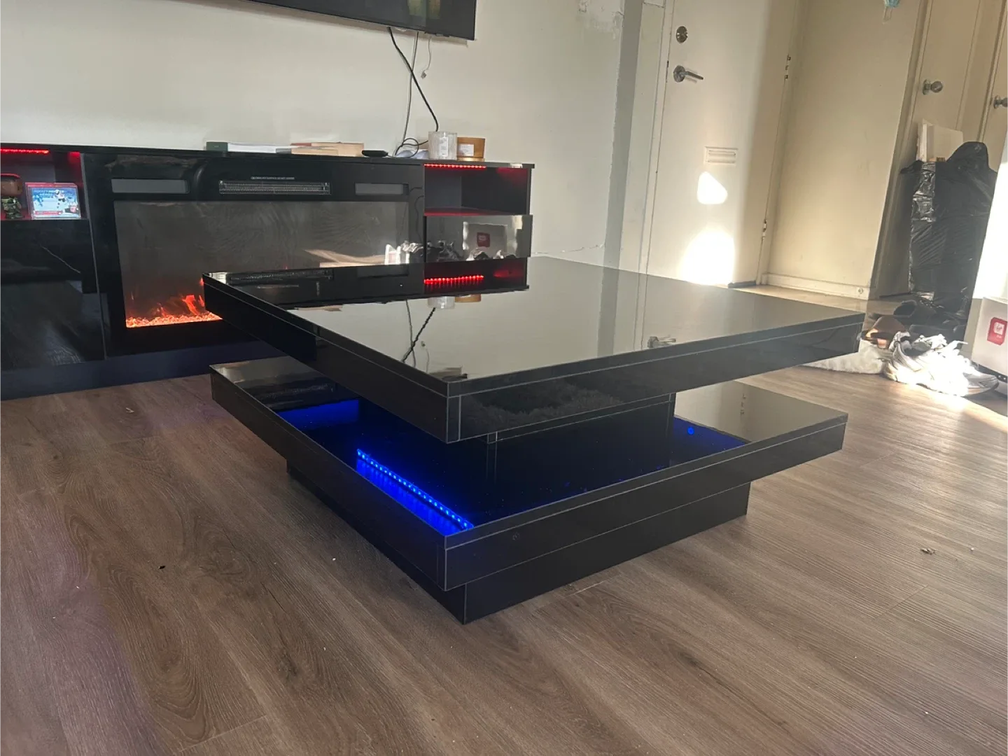 LED Coffee Table - White image indicator(2)