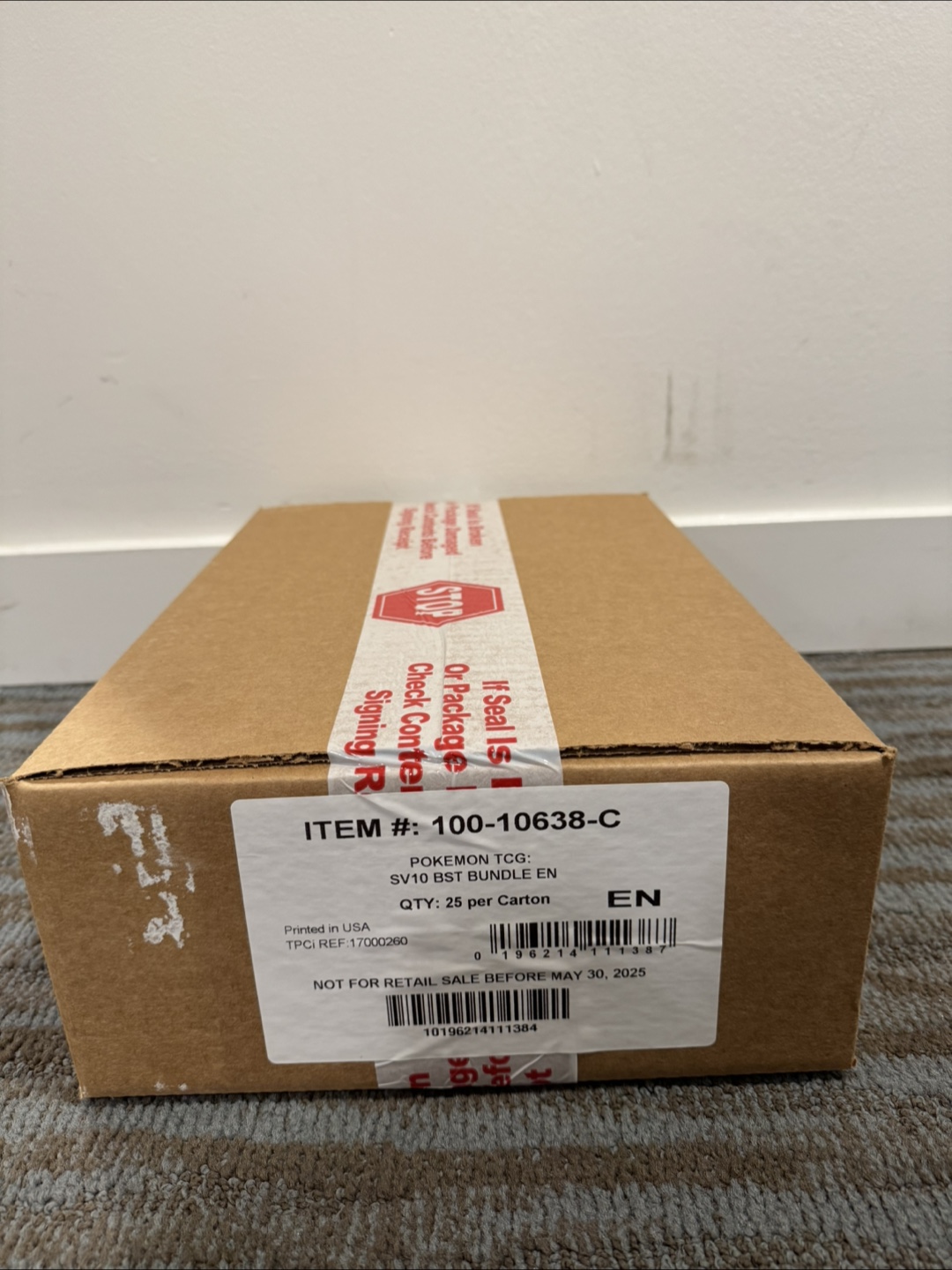 Pokemon Destined rivals booster bundle sealed case