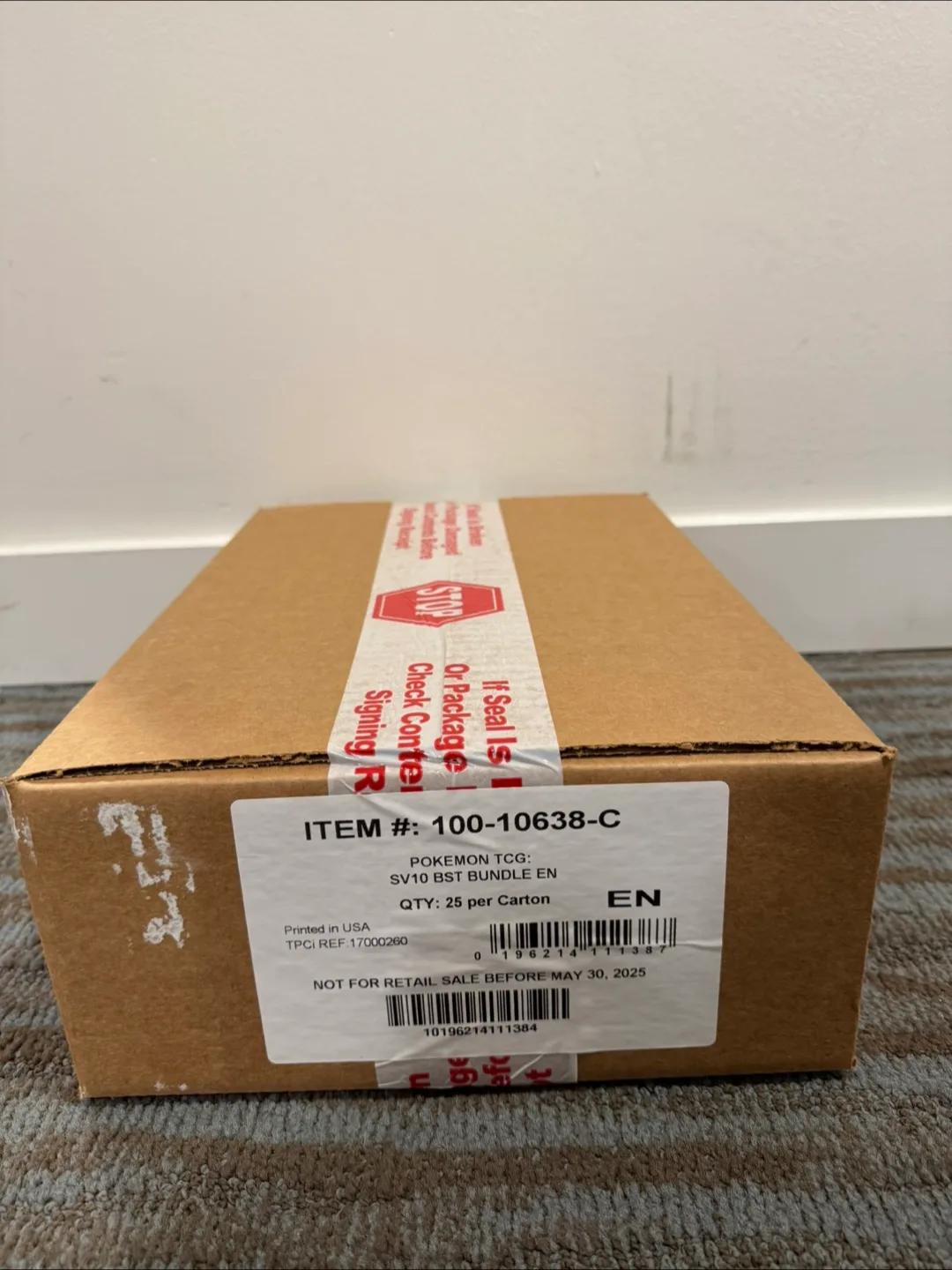 Pokemon Destined rivals booster bundle sealed case