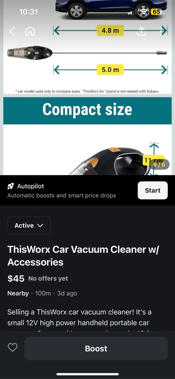 ThisWorx Car Vacuum Cleaner w/ Accessories image indicator(4)