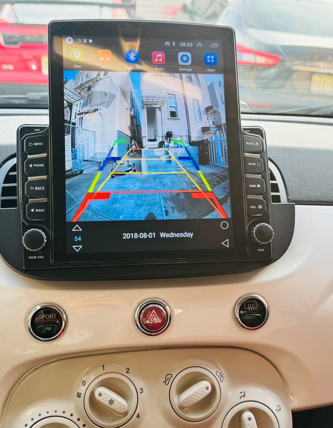 Fiat 500 ST - White with Black Stripes image indicator(10)