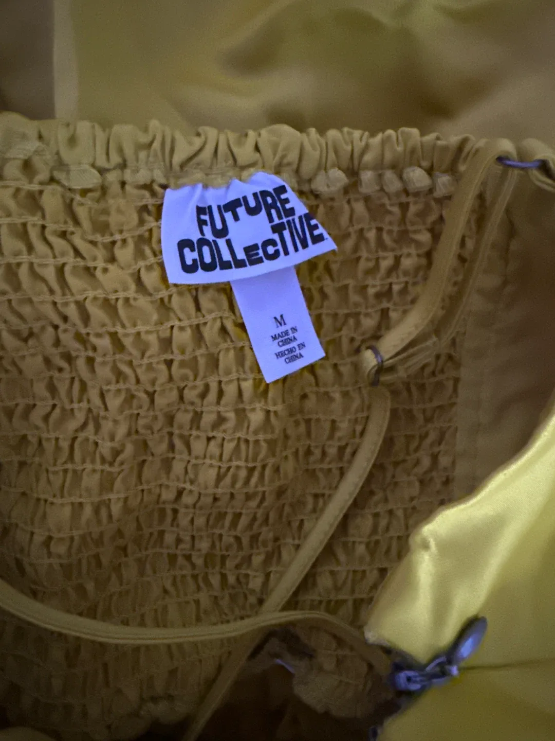 Future Collective Yellow Dress Size M image indicator(3)