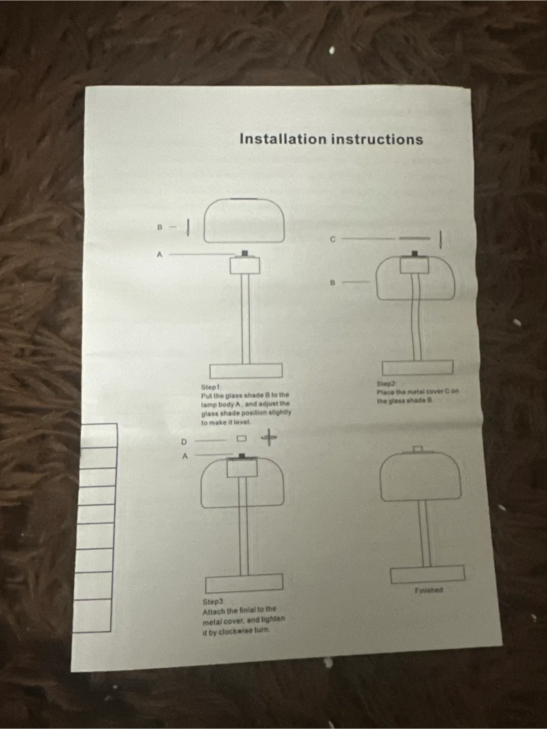 PORTRES Table Lamp - New in Box image indicator(2)