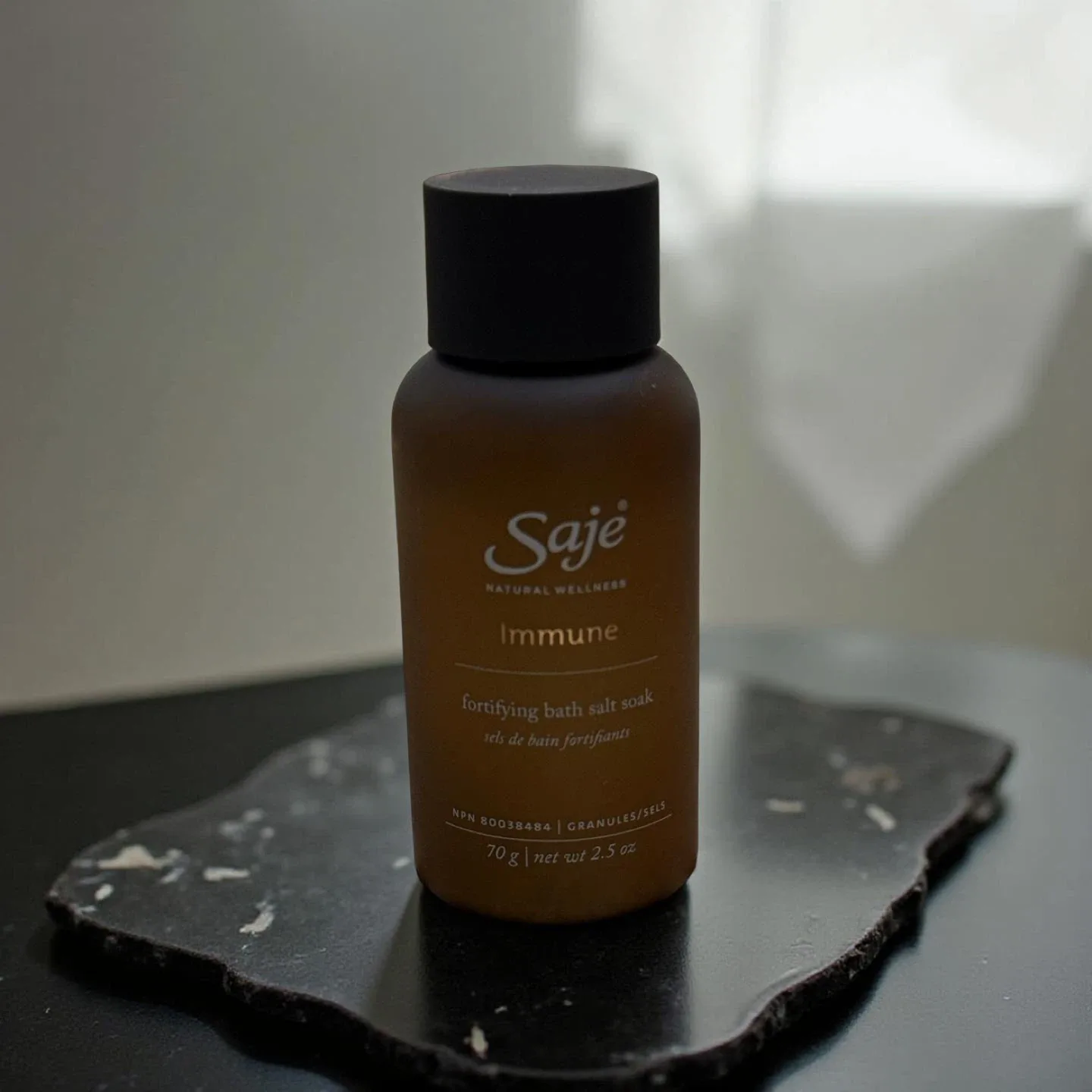 FREE – Saje “Immune” Fortifying Bath Salt Soak (70g)