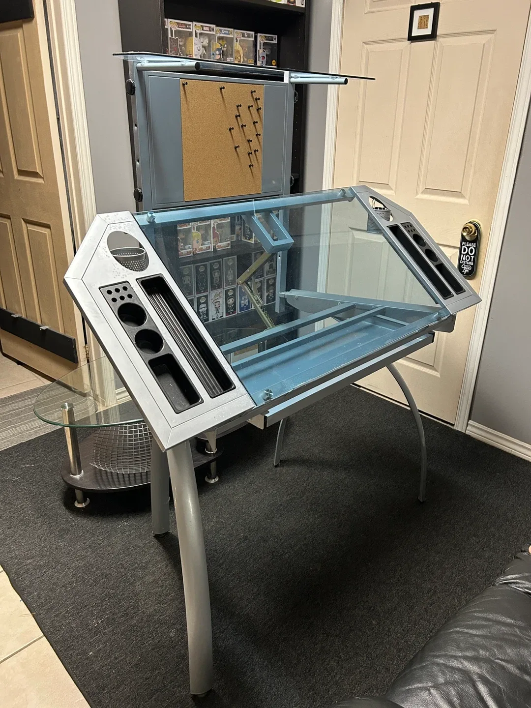 Drafting Table with Glass Top image indicator(3)