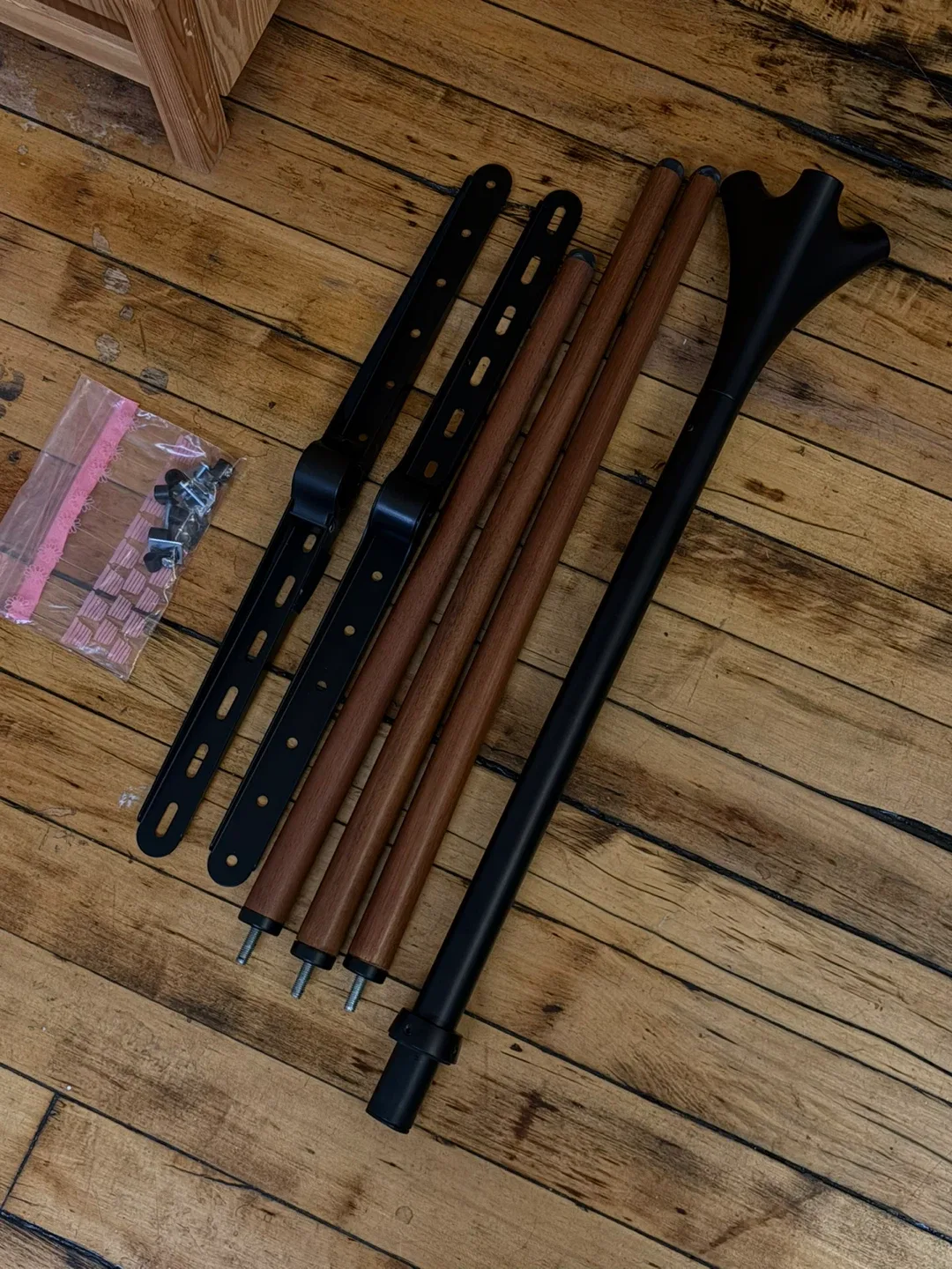 Artistic Easel Tripod TV Stand — Fits 43–65” TVs | 180° Swivel image indicator(7)