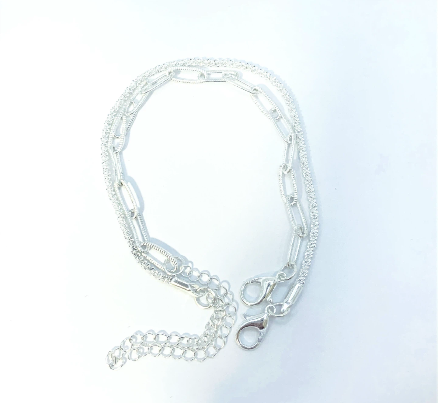 Silver Layered Bracelet Set - photo 2
