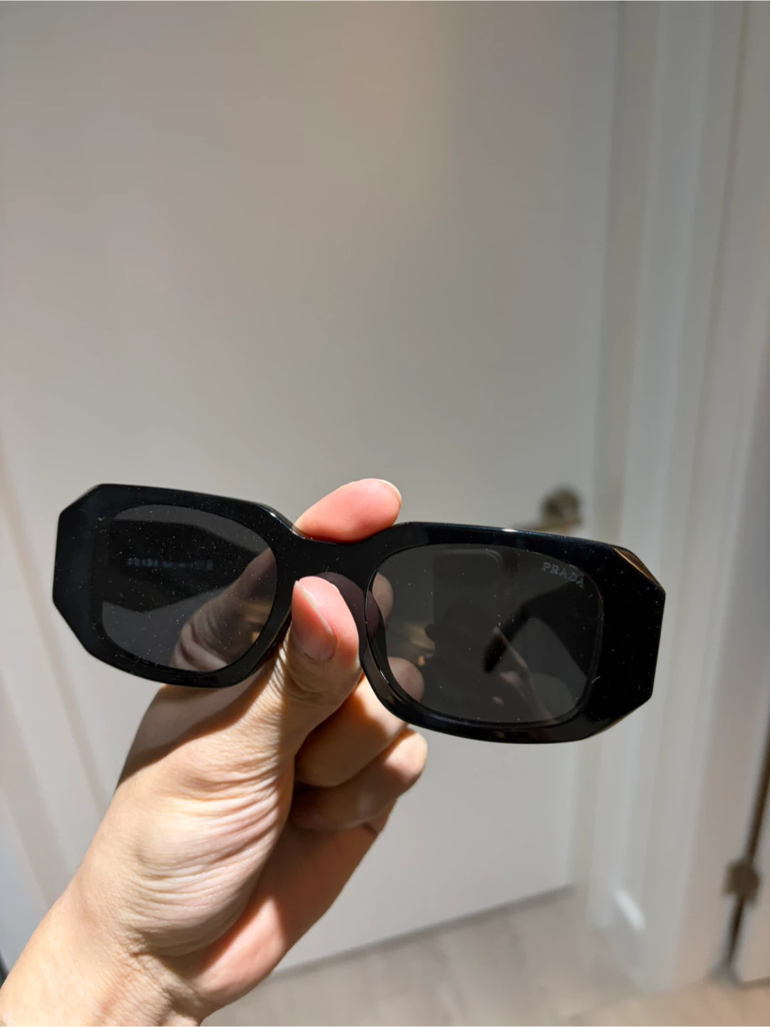 Prada SPR17W Black Sunglasses