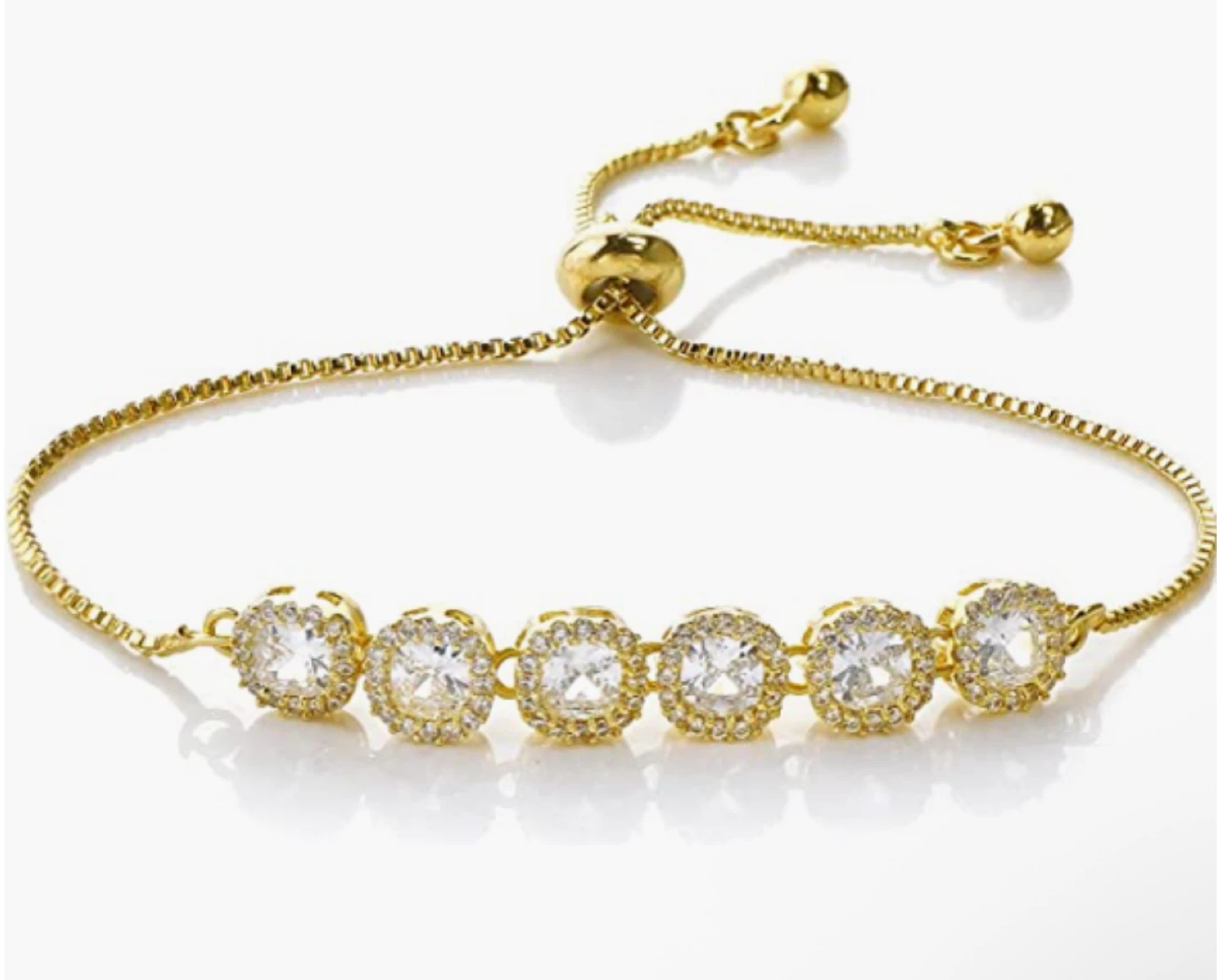 Gold Crystal Bracelet - photo 3