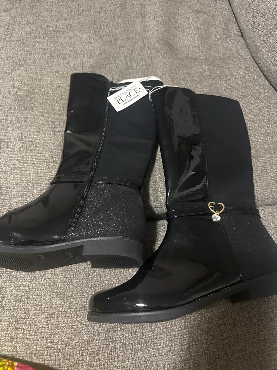 The Children's Place Black Boots image indicator(2)