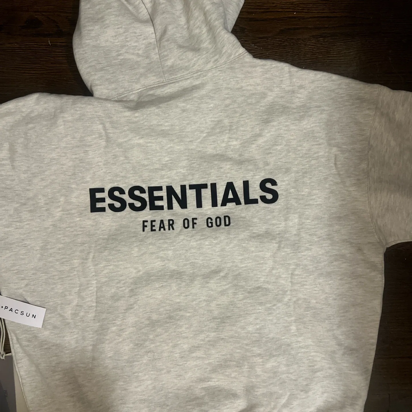 Essentials Fear of God Hoodie - Light Oatme - Size S image indicator(5)