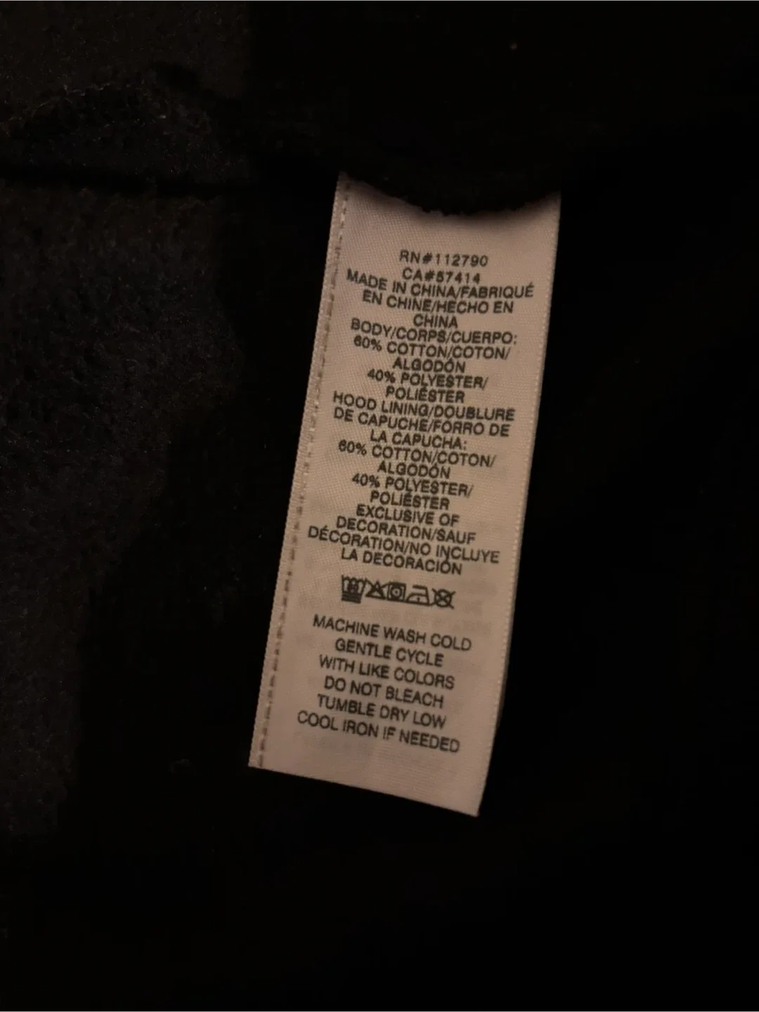 True Religion TR Gradient Zip Hoodie - Black, M image indicator(6)