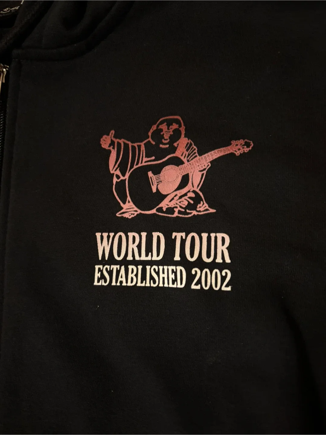 True Religion TR Gradient Zip Hoodie - Black, M image indicator(3)