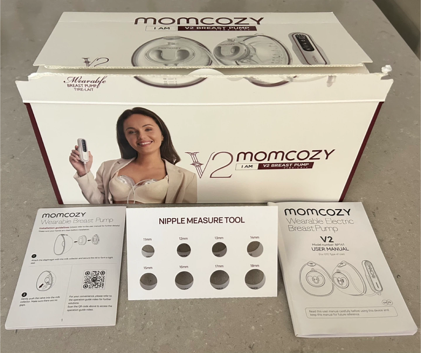 Momcozy V2 Wearable Breast Pump - photo 2
