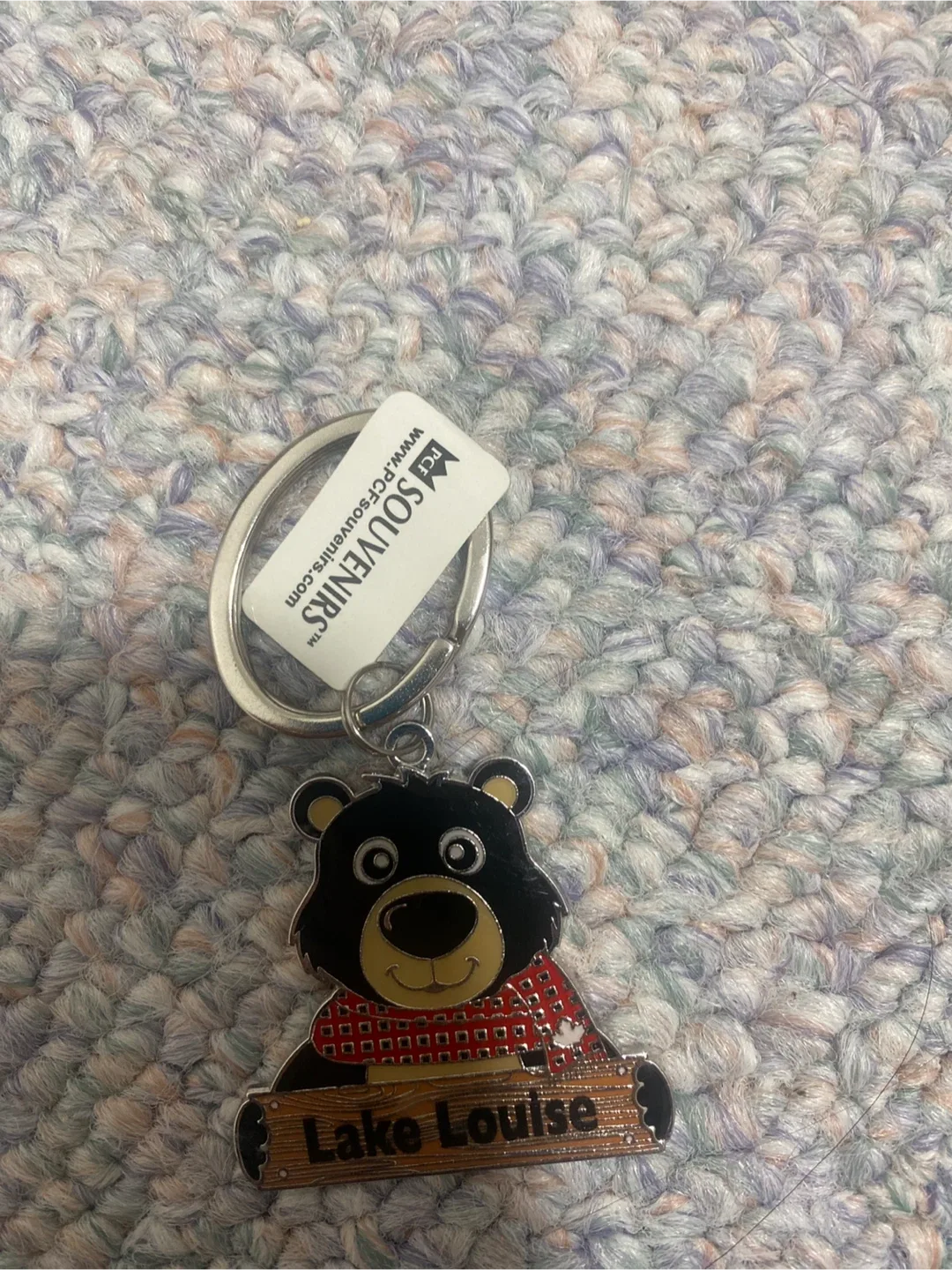 Lake Louise Bear Keychain