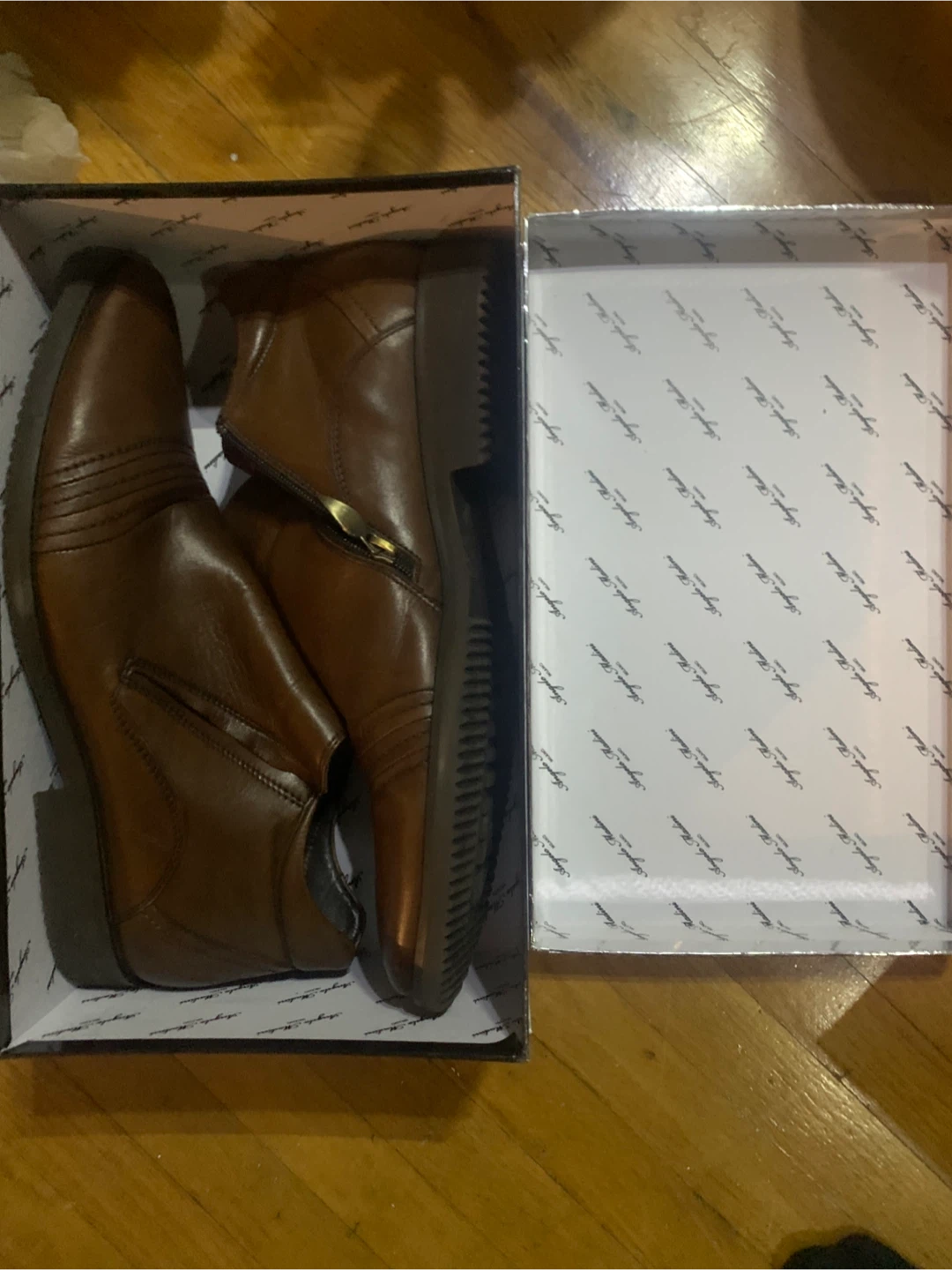Angelo Madini Milano Brown Leather Boots (Size 44) - photo 4