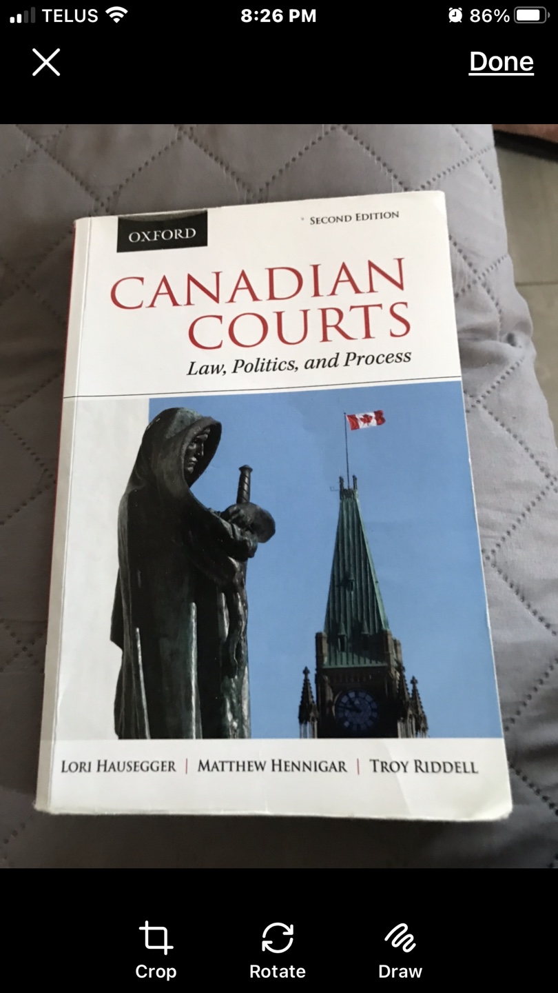 Canadian Law & Criminal Justice Textbooks - photo 2