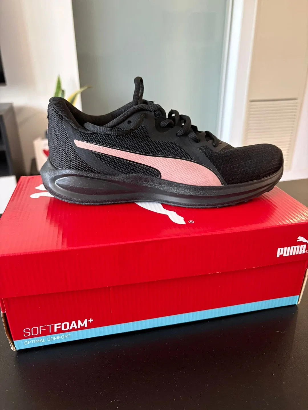 Puma SoftFoam+ Optimal Comfort Black Running Shoes