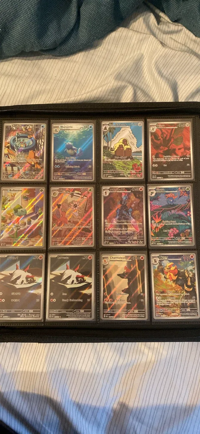 Pokémon Cards in Binder