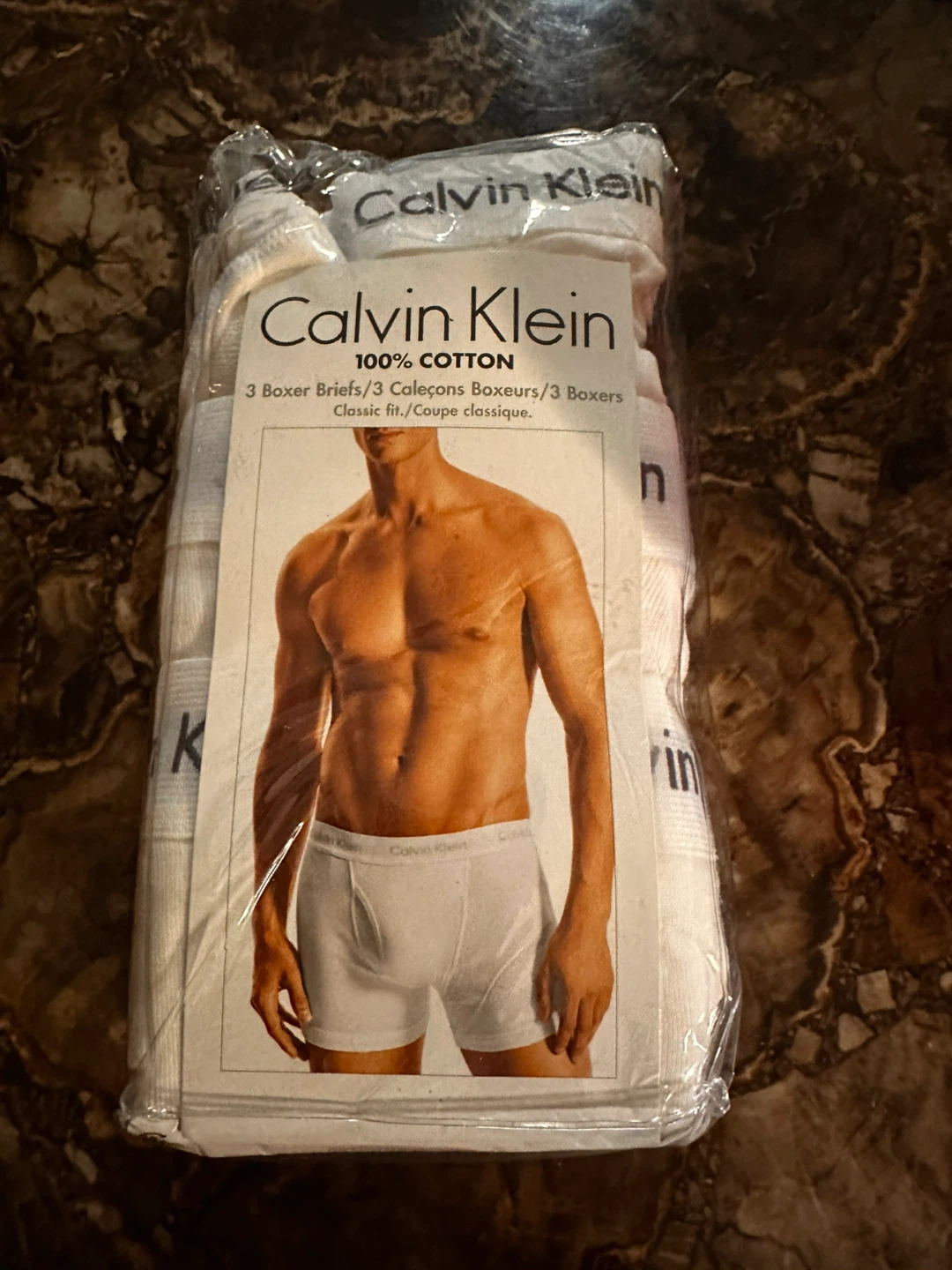 New Calvin Klein 3-Pack Boxer Briefs - Size M