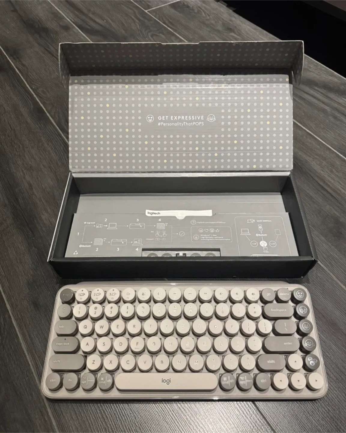 Logitech POP Keys Mechanical Wireless Keyboard image indicator(3)