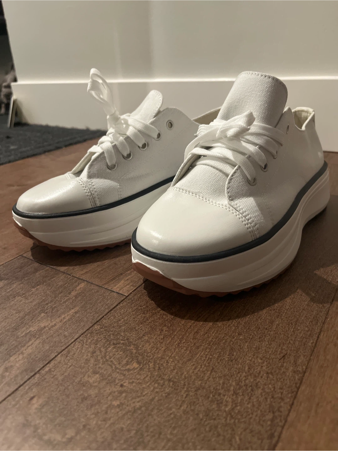 White Platform Sneakers - photo 2