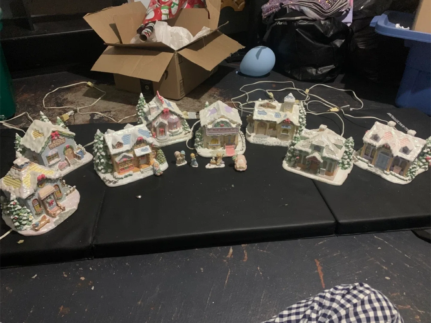 Precious moments Christmas village