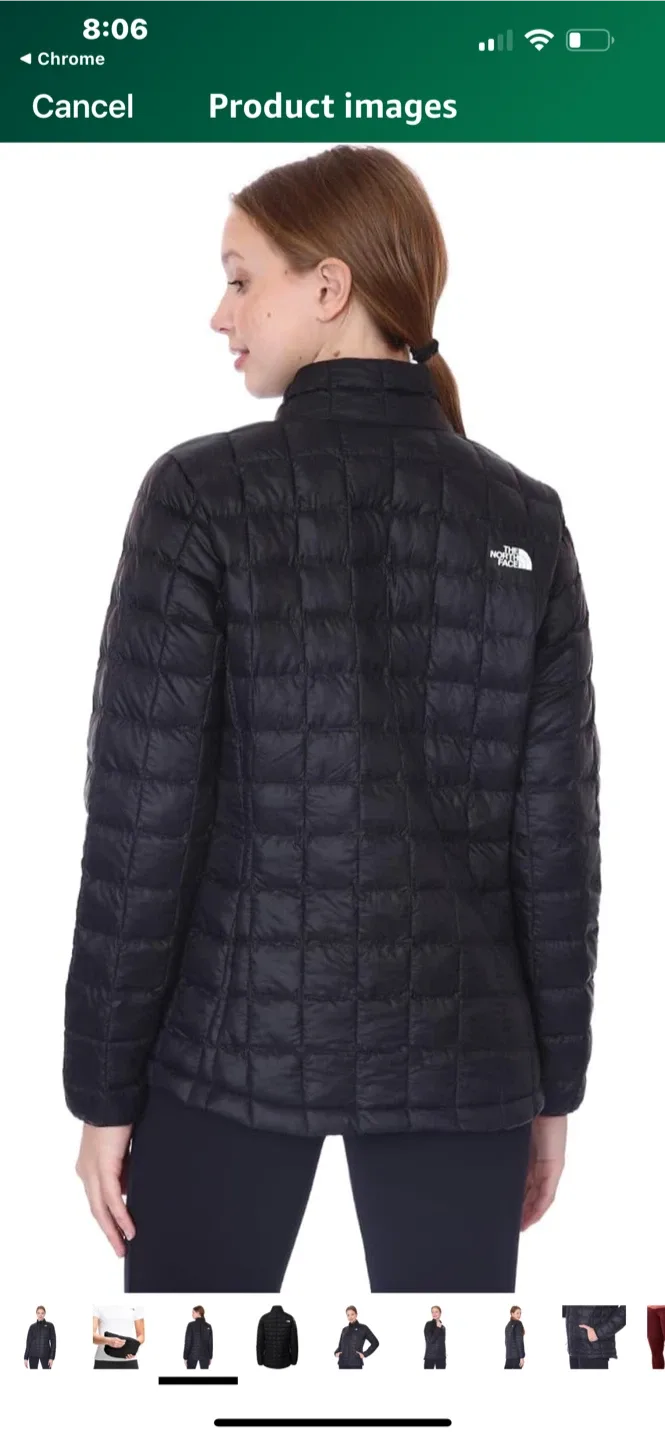 The North Face Thermoball Black Jacket