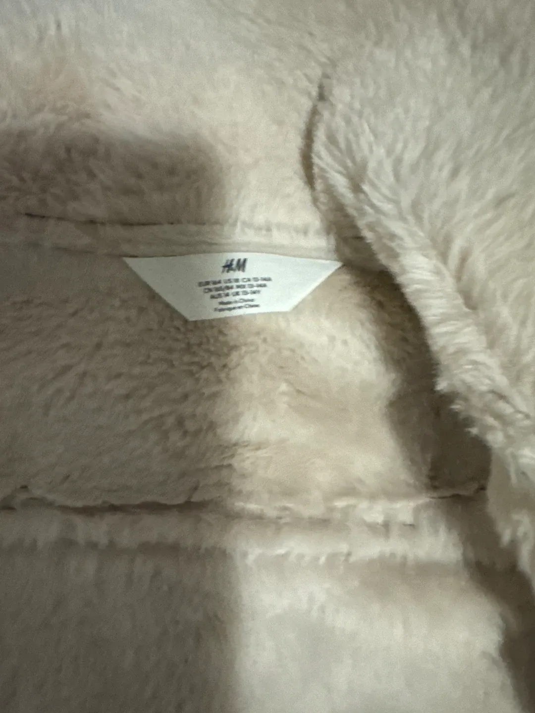 H&M Black Faux Leather Aviator Jacket image indicator(2)