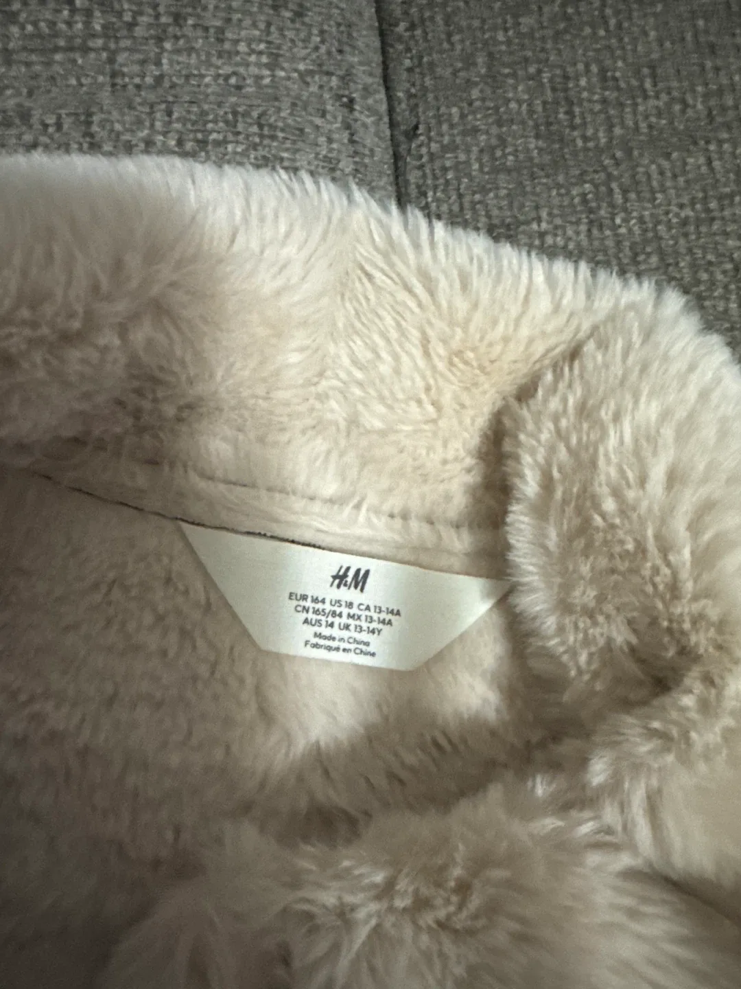 H&M Black Faux Leather Aviator Jacket image indicator(7)