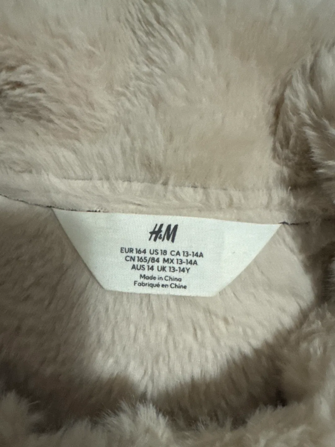 H&M Black Faux Leather Aviator Jacket image indicator(8)