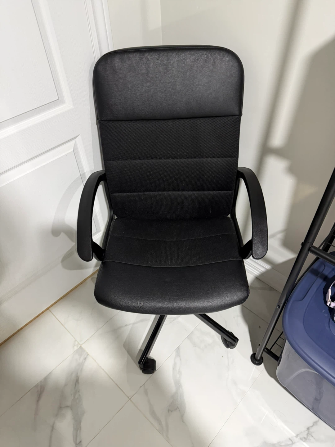 Black Office Chair - Some Wear