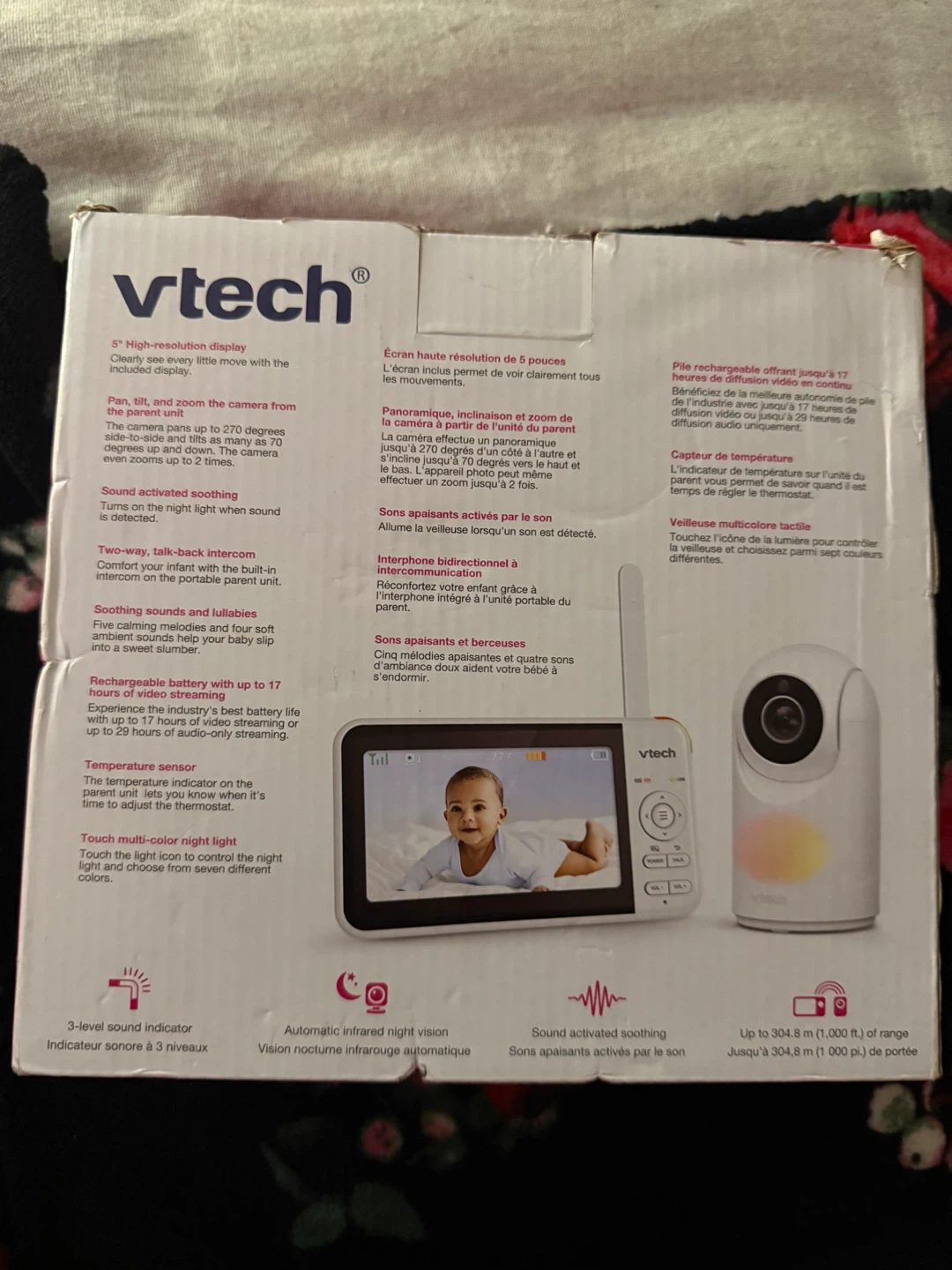 VTech VM5267 Pan & Tilt Video Baby Monitor - New in Box! - photo 2