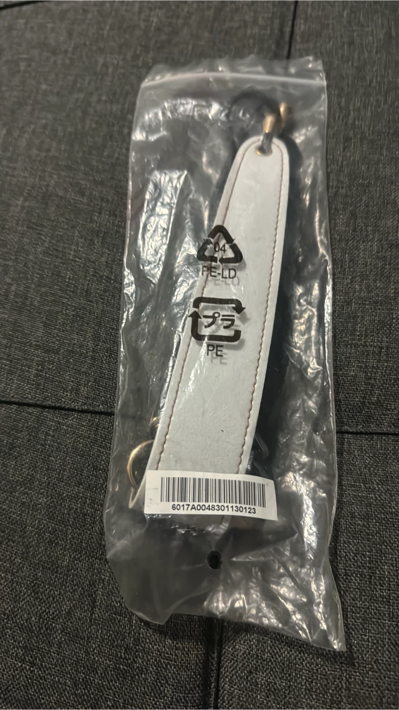 New White Leather Saxophone Neck Strap - photo 3