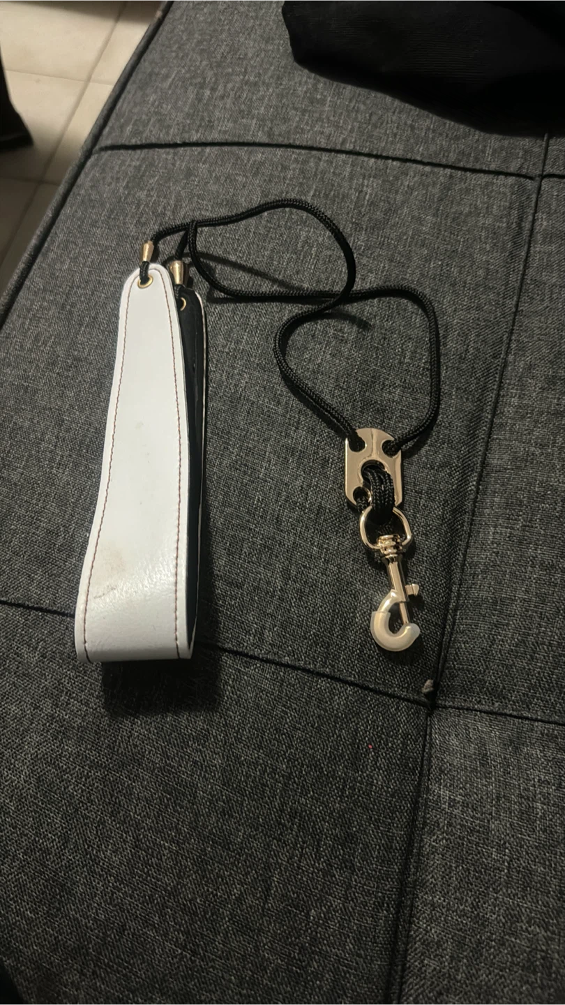 New White Leather Saxophone Neck Strap - photo 4