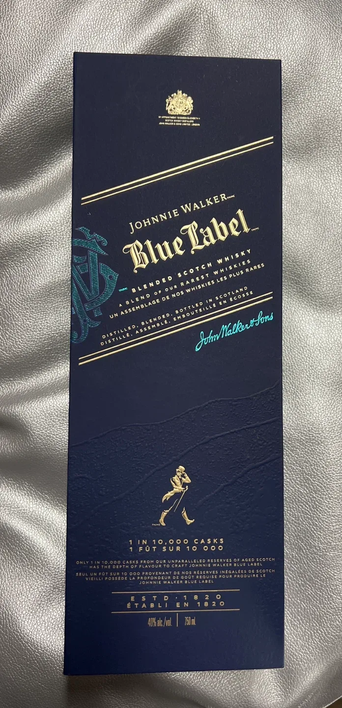 Johnnie Walker Blue Label Collectors Box (no botttle)