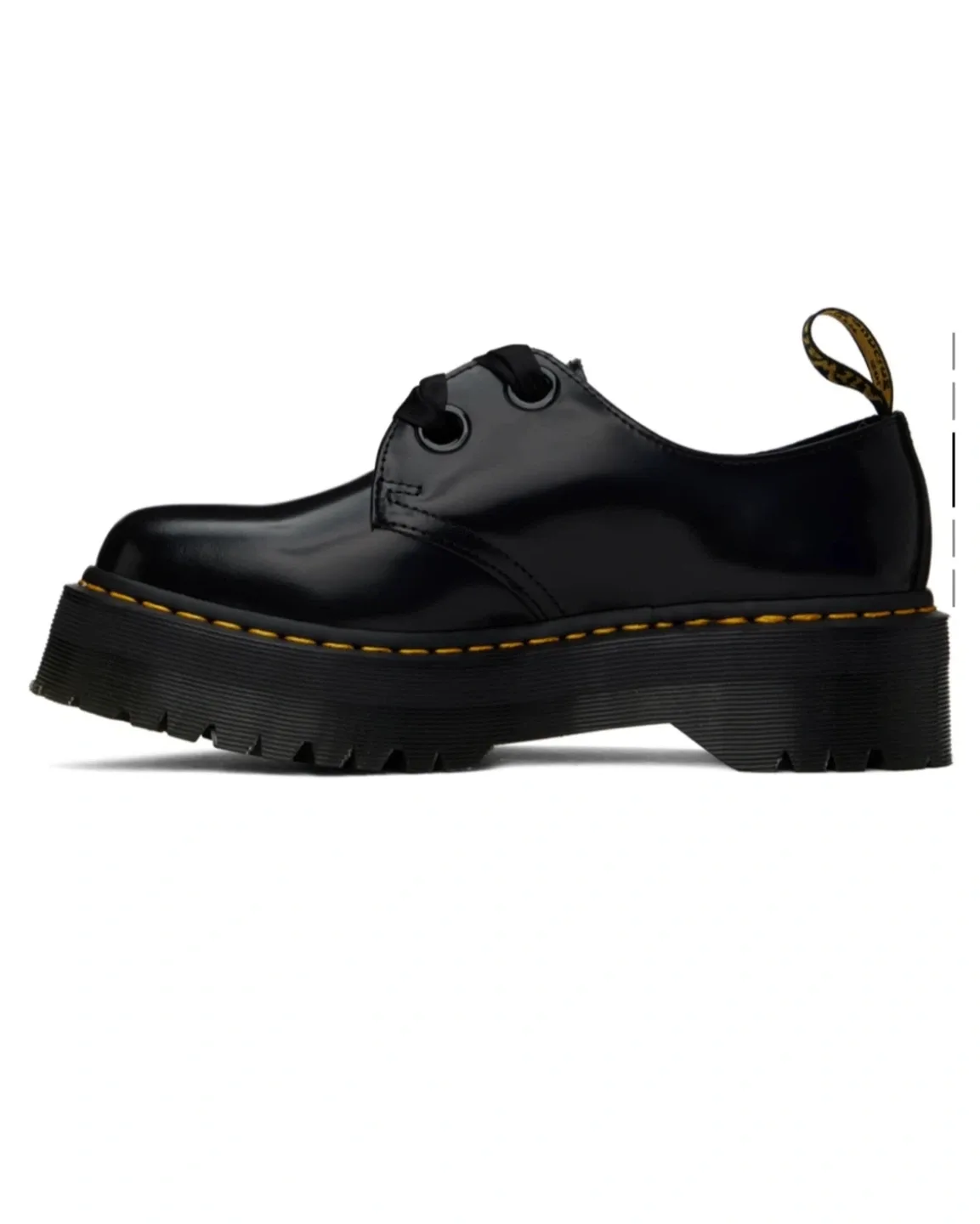 Dr. Martens Black Holly Leather Platform Derbys image indicator(2)