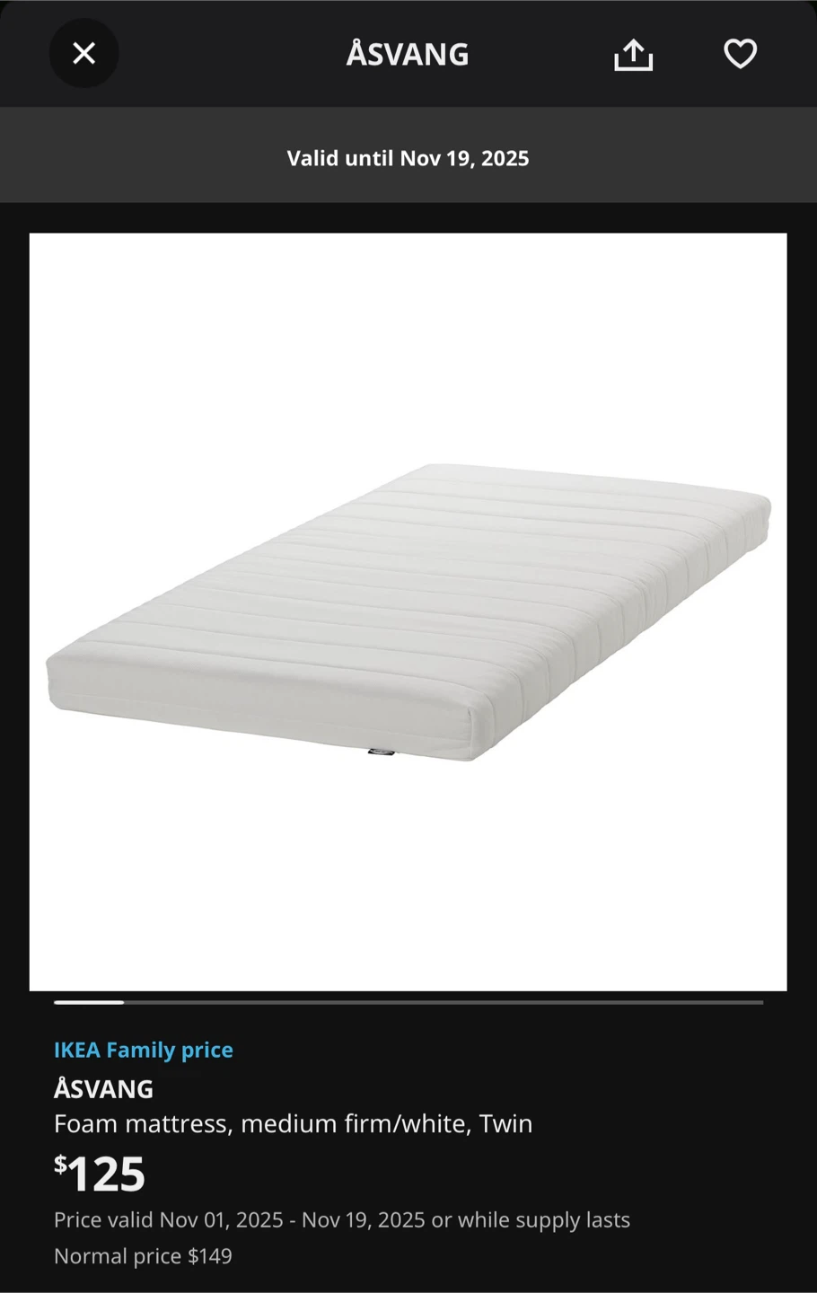 IKEA Vitval Bunk Bed Frame & Mattresses - photo 4