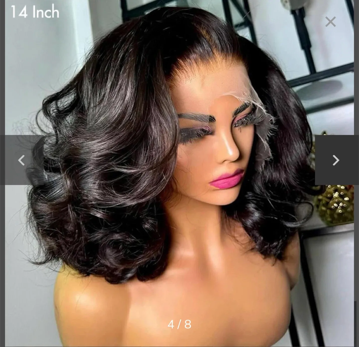 Glueless Lace Wigs Undetectable Lace Loose Wave Wig 250% Density image indicator(3)