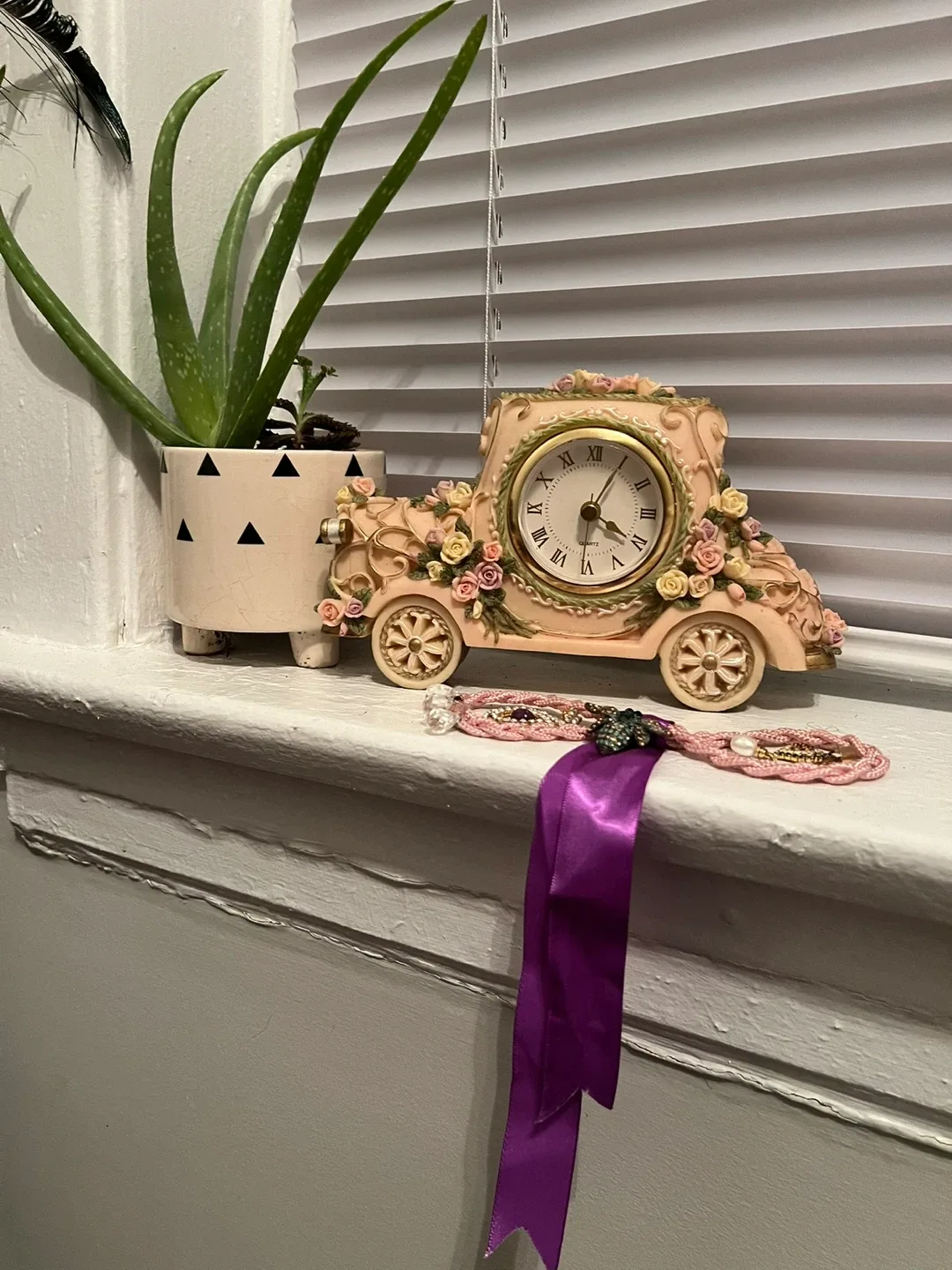 Floral Vintage Clock image indicator(3)